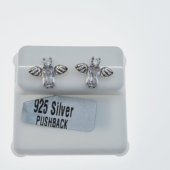 "925 sterling silver luxury CZ earrings for women/girls, Best for gift, … - Picture 5 of 10